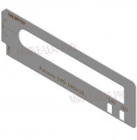 Вставка для шаблона Солдатова «Торцевой врезной ригель 140, 160»